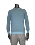 TEXTURED WASHED CREWNECK - FERRANTE