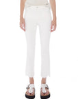 The Insider Crop Step Fray Jeans - MOTHER