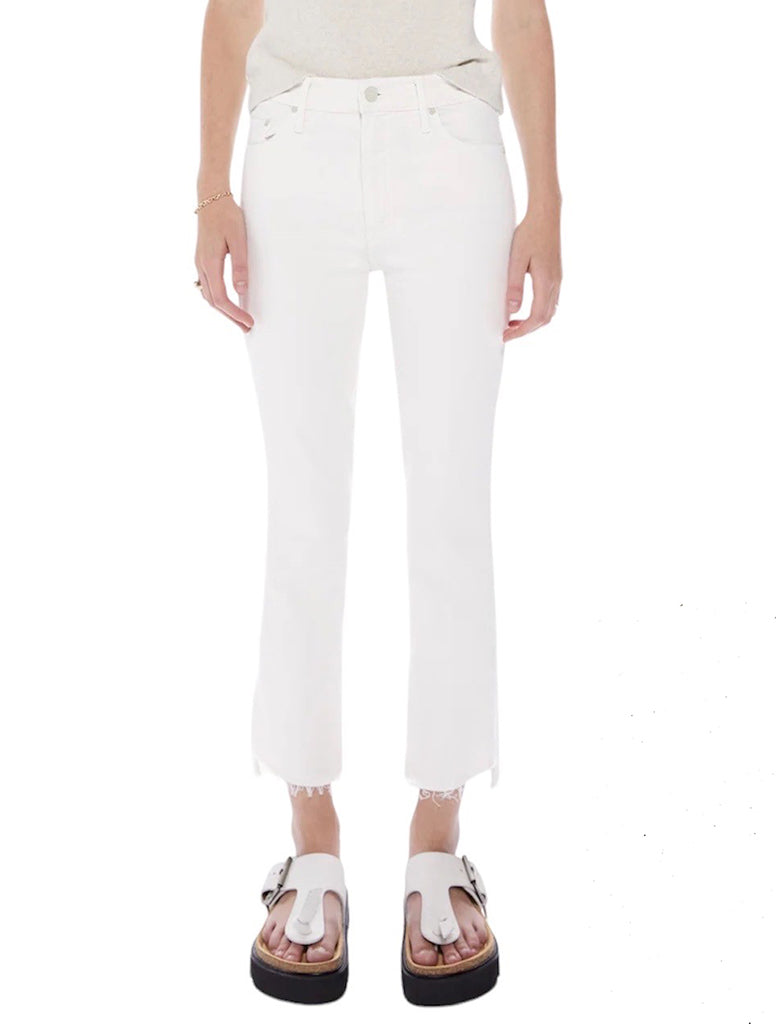 The Insider Crop Step Fray Jeans - MOTHER