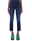 The Insider Crop Step Fray Jeans - MOTHER