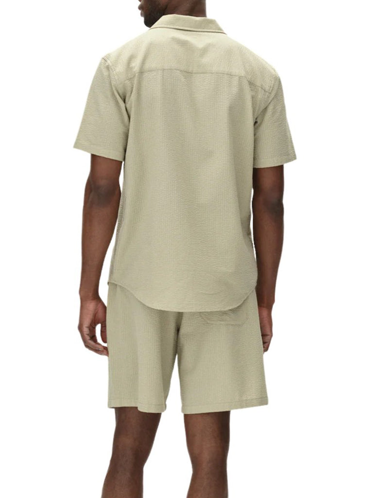 TIMO SEERSUCKER SS CAMP SHIRT - GABBA