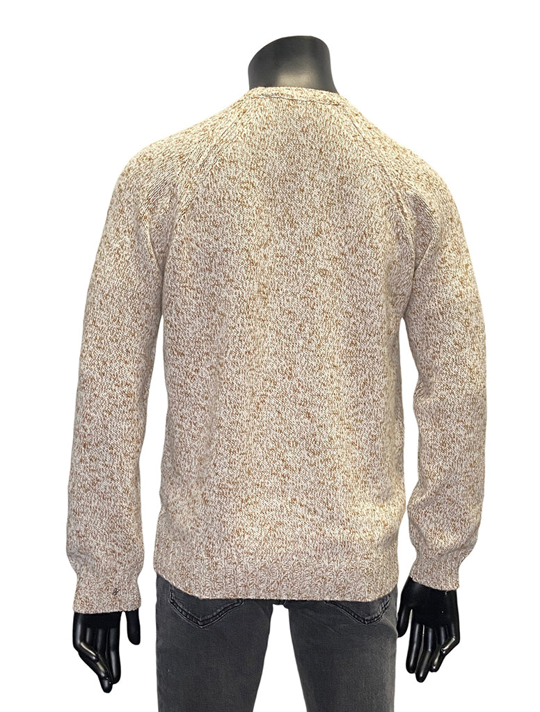 TWEED PATTERN CREWNECK - FERRANTE