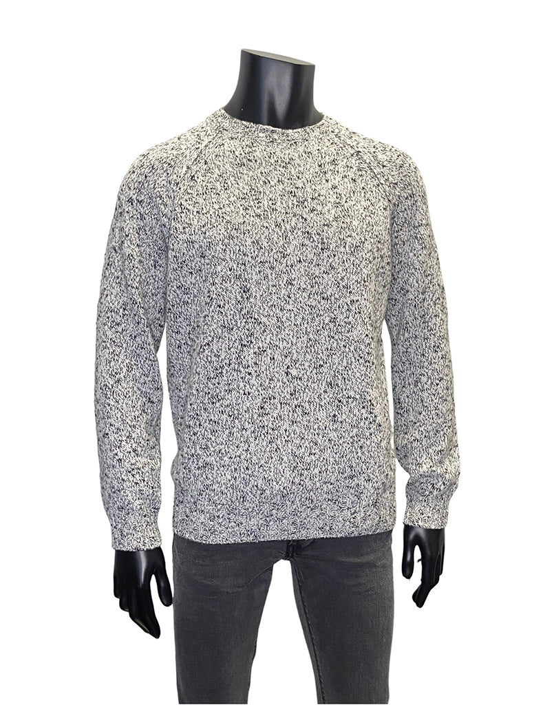 TWEED PATTERN CREWNECK - FERRANTE