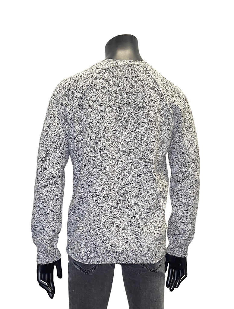 TWEED PATTERN CREWNECK - FERRANTE