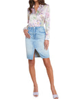 Tylee Knee Length Skirt - L’AGENCE