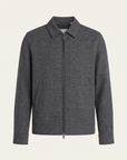 HERRINGBONE COACH JACKET - LES DEUX – BLACK - Ghost Front