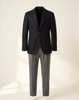Circolo 1901 Wool Blazer – BLACK - Ghost Front