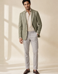 SAND Jersey Dress Shirt – TAN - Full Front Model
