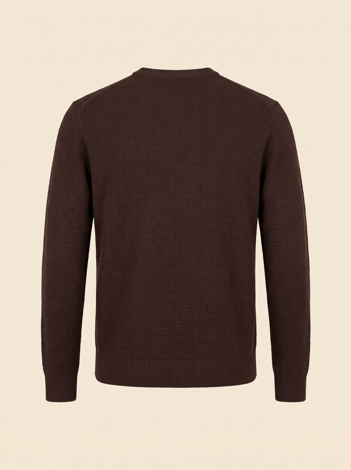 CHAINLINK CREWNECK – CHOCOLATE - Ghost Back