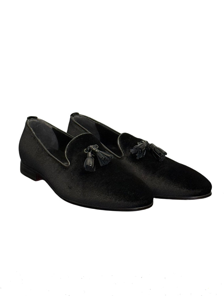 VELVET TASSEL LOAFER - DEBONAIR