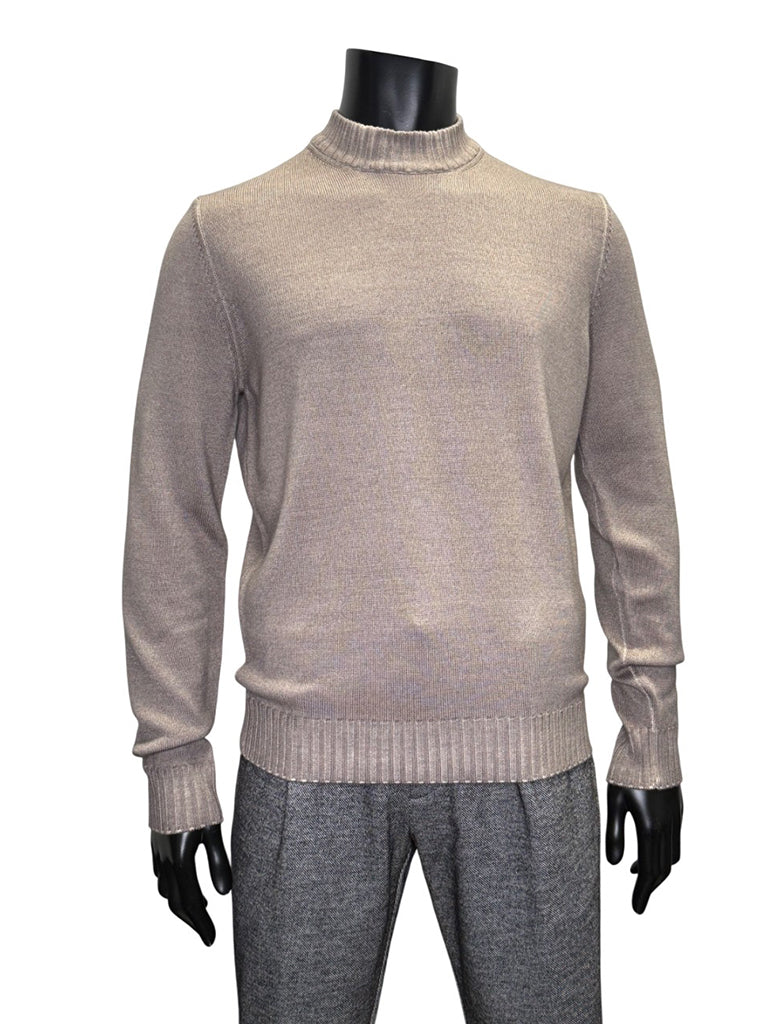 WASHED MOCK NECK - FERRANTE
