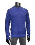 WASHED PATTERNED CREWNECK - FERRANTE