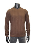 WASHED PATTERNED CREWNECK - FERRANTE