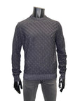 WASHED PATTERNED CREWNECK - FERRANTE
