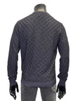 WASHED PATTERNED CREWNECK - FERRANTE