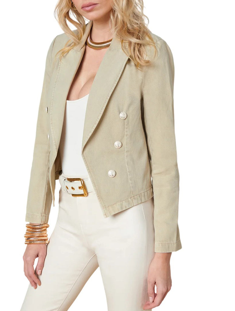 Wayne Double Breasted Crop Jacket - L’AGENCE
