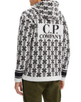 WOOL JACQUARD LOGO HOODIE - CP COMPANY