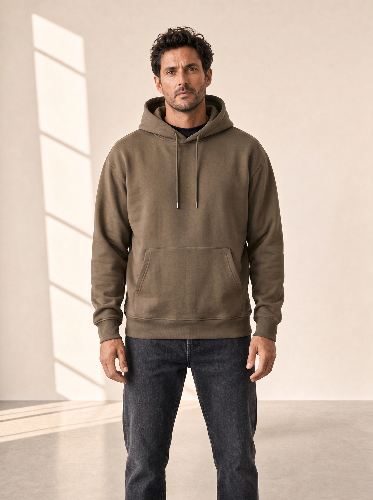 BOMB SILK PRINT HOODIE - BASTILLE – ARMY - Hero Front