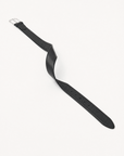 Paolo Vitale Pebbled Leather Belt – BLACK - Reverse & Tip Detail