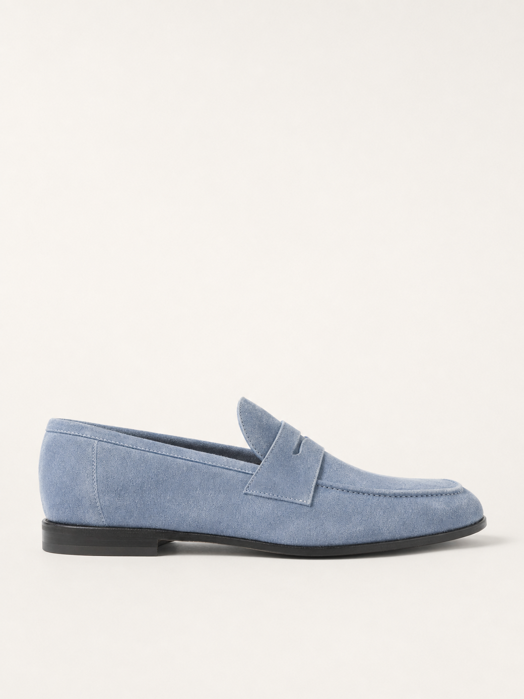 Tagliatore Penny Loafer — Sky — Hero Side Profile