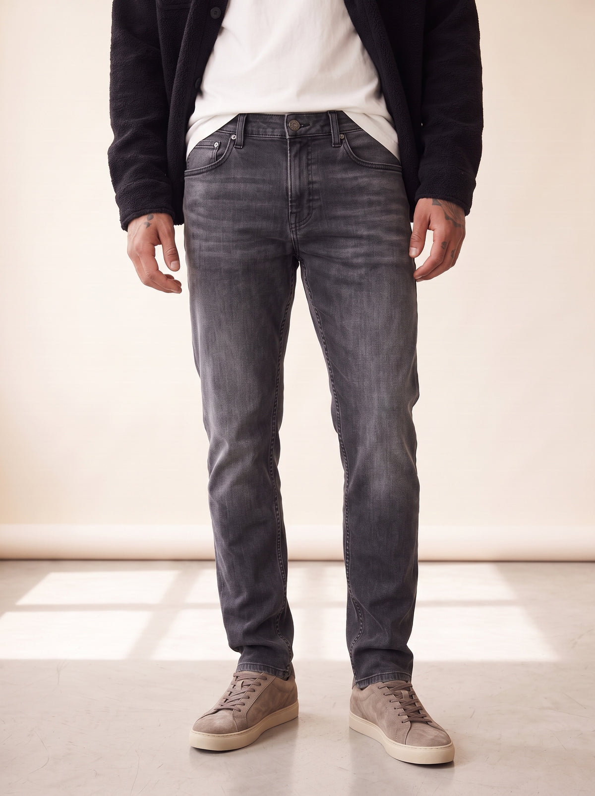 LEAN DEAN BLACK EYES - NUDIE JEANS – BLACK EYES - Hero Front