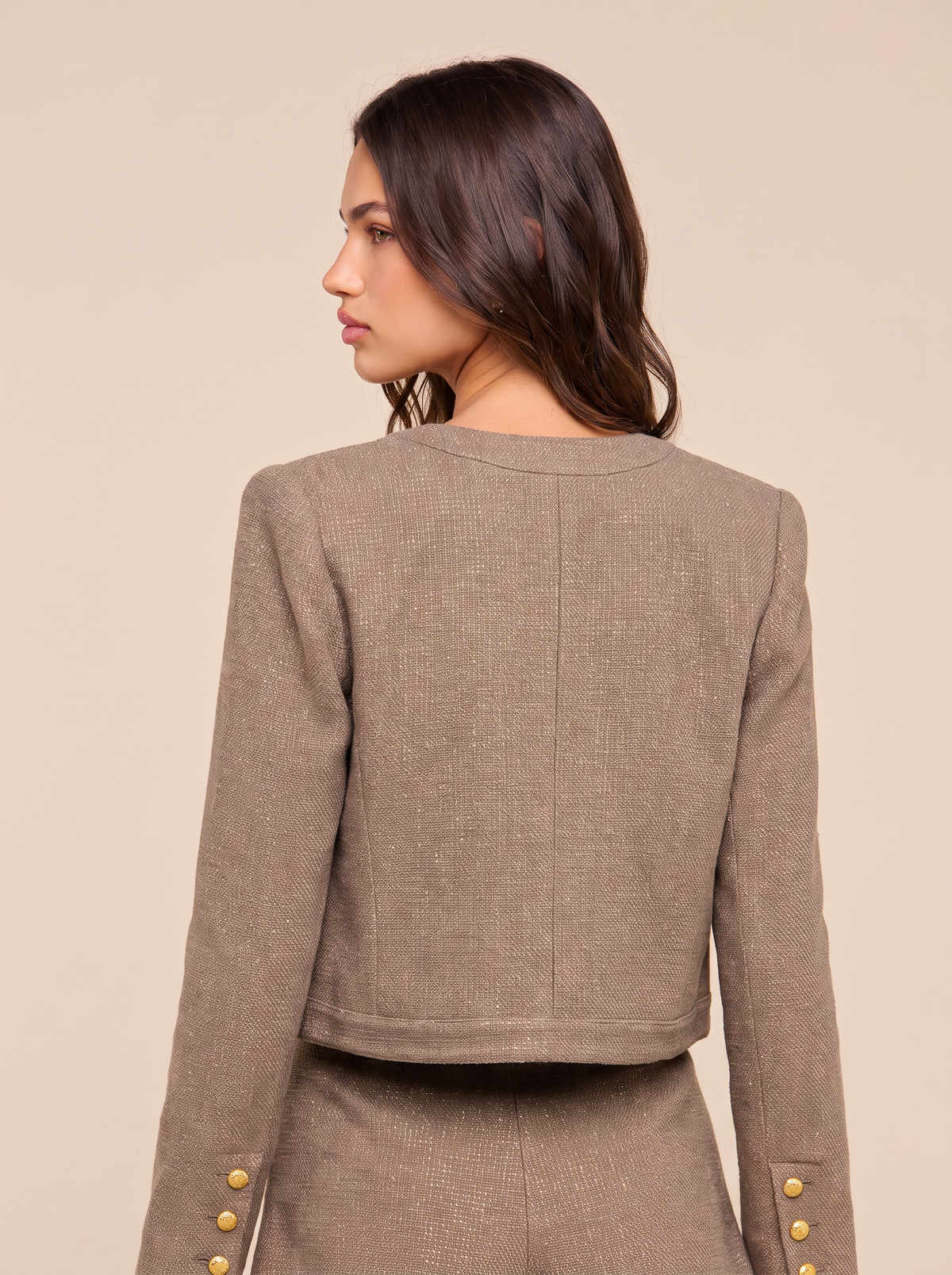 Kahlia Jacket – MOTA/LIGHT GOLD - Hero Back