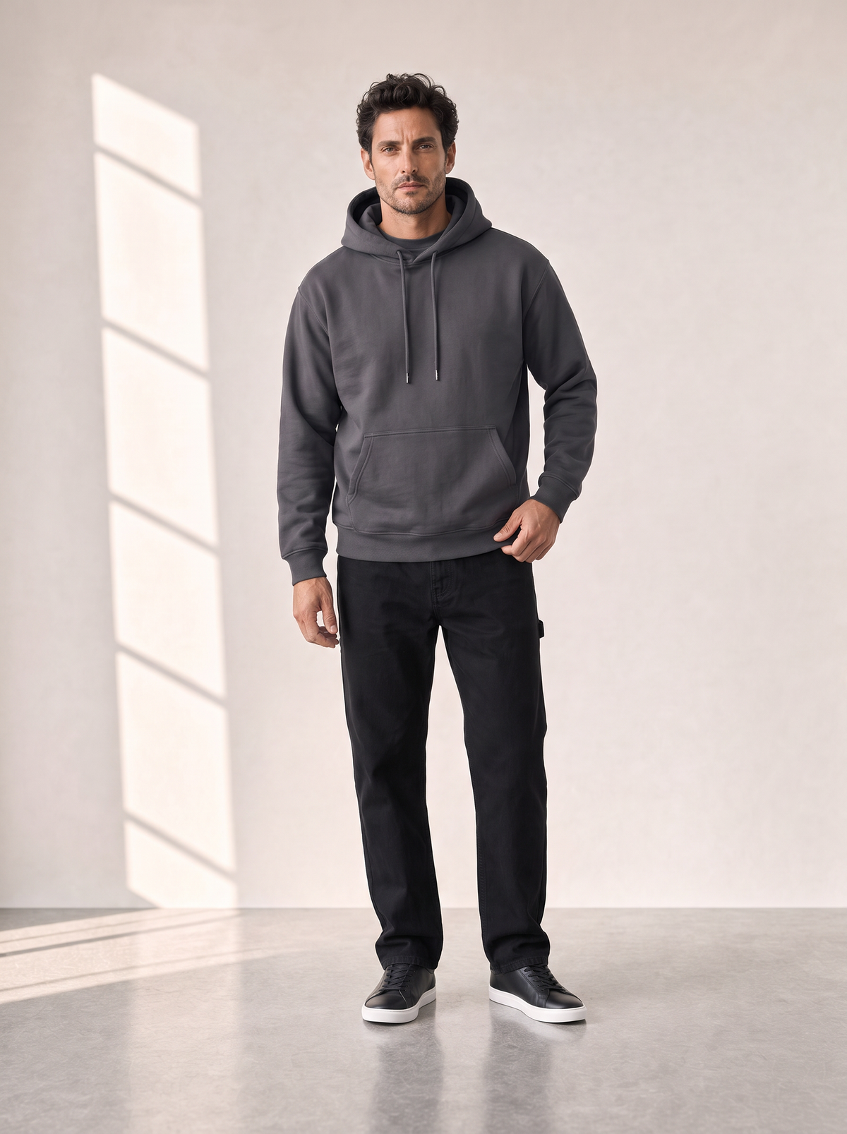 ORANGE JUICE MOUTON PRINT HOODIE - BASTILLE – ANTRAX - Full Body Front
