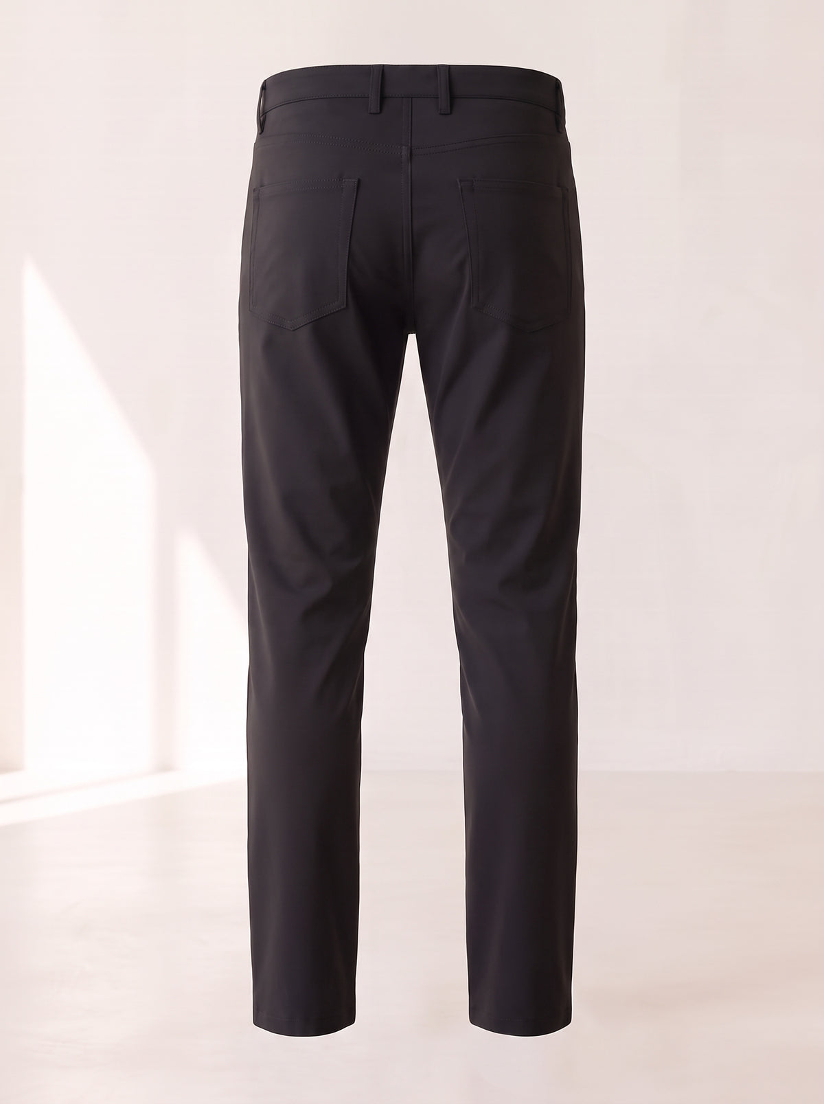 MICHELANGELO WATER WASH 5 POCKET - BLACK – BLACK - Ghost Back