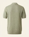 Ferrante SS Knit Button Shirt – Forest - Ghost Back