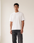 HEAVYWEIGHT T-SHIRT - LES DEUX – WHITE - Hero Front