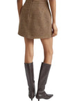 Zander Button Mini Skirt - L’AGENCE