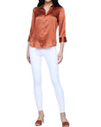 Dani 3/4 Sleeve Blouse - L’AGENCE