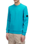 DIAGONAL RAISED FLEECE BACK LOGO SWEATSHIRT - CP COMPANY
