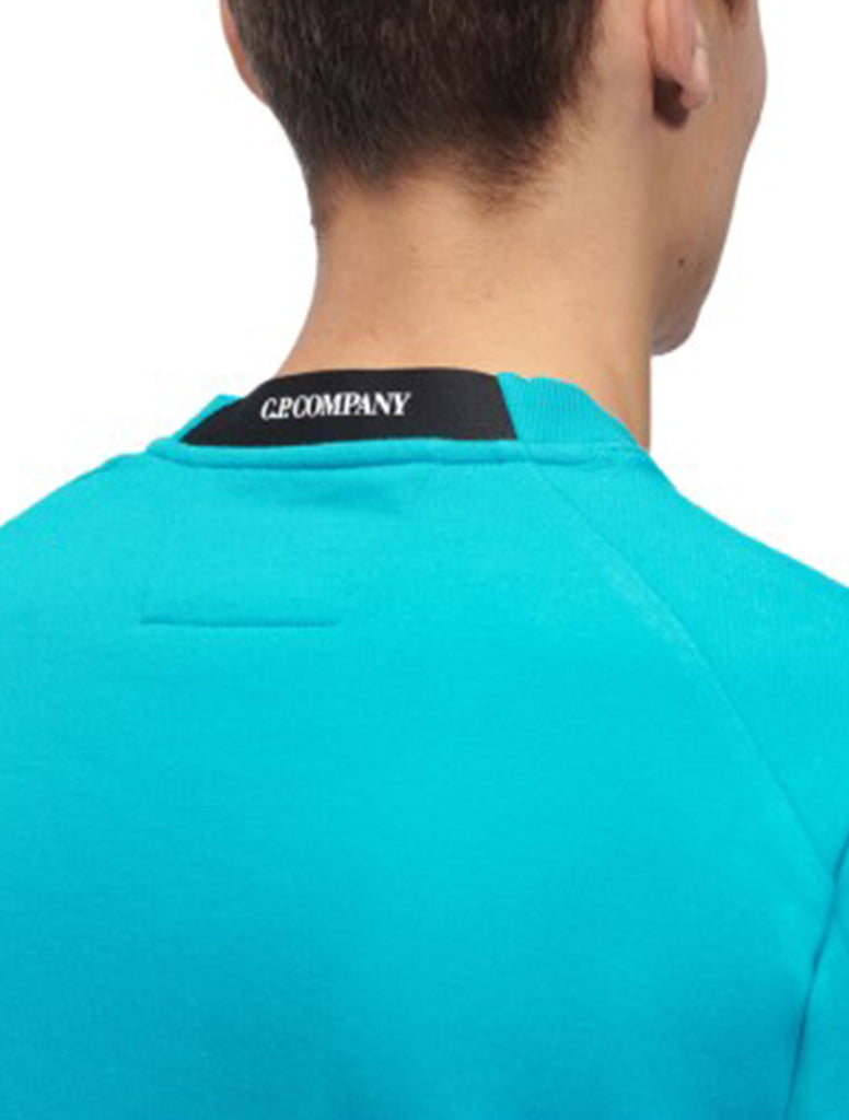 DIAGONAL RAISED FLEECE BACK LOGO SWEATSHIRT - CP COMPANY