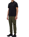 DIAGONAL RAISED FLEECE TRACKPANTS - CP COMPANY