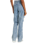 Dylan Distressed High-Rise Straight Leg - VERONICA BEARD