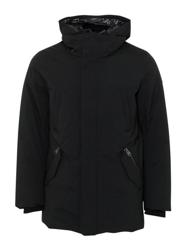 EDWARD DOWN COAT WITH REMOVABLE HOODED BIB - MACKAGE