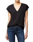 Le Mid Rise V-Neck - FRAME