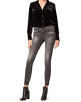 Le Skinny De Jeanne Crop in Jackson Peak - FRAME