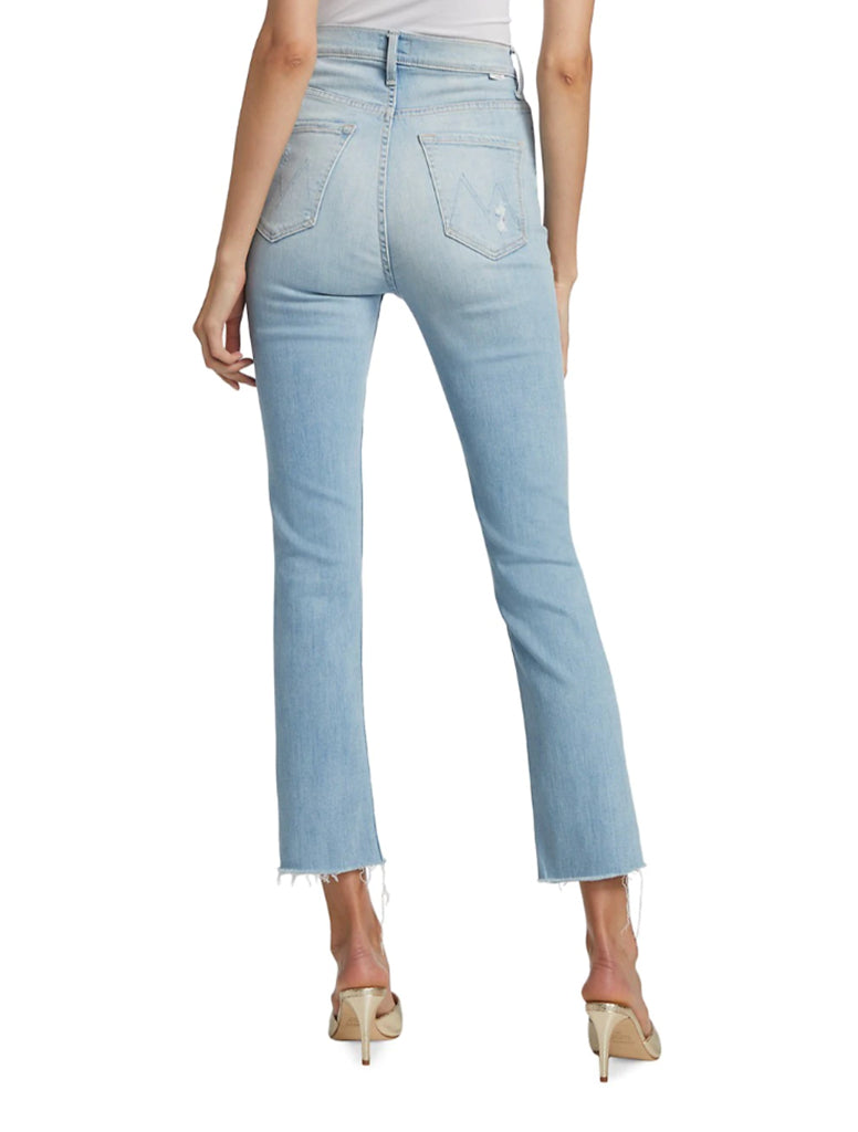 High Waisted Rider Ankle Fray - MOTHER