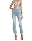 High Waisted Rider Ankle Fray - MOTHER