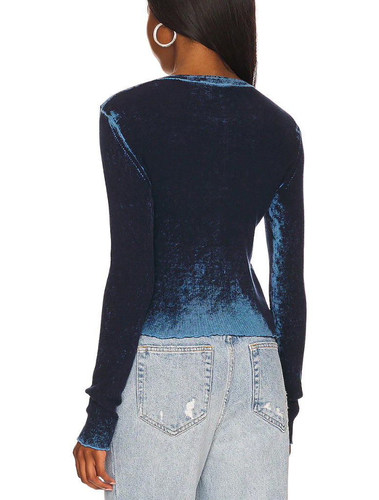 Inked Rib Crew - AUTUMN CASHMERE