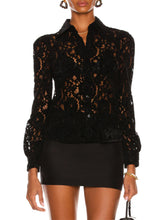 Load image into Gallery viewer, Jenica Lace Blouse - L’AGENCE
