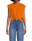 Knotted Rolled Tee - FRAME