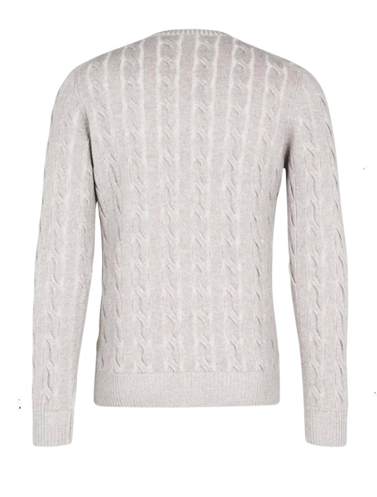LINEN CABLE KNIT - GRAN SASSO