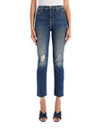 High Waisted Rider Ankle Fray - MOTHER