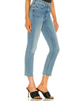 The Mid Rise Dazzler Crop Fray - MOTHER