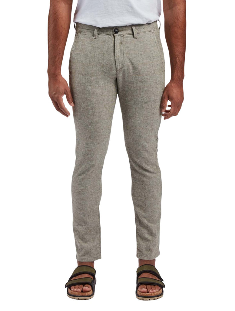 PAUL RELAXED TAPPER GRID PANT - GABBA