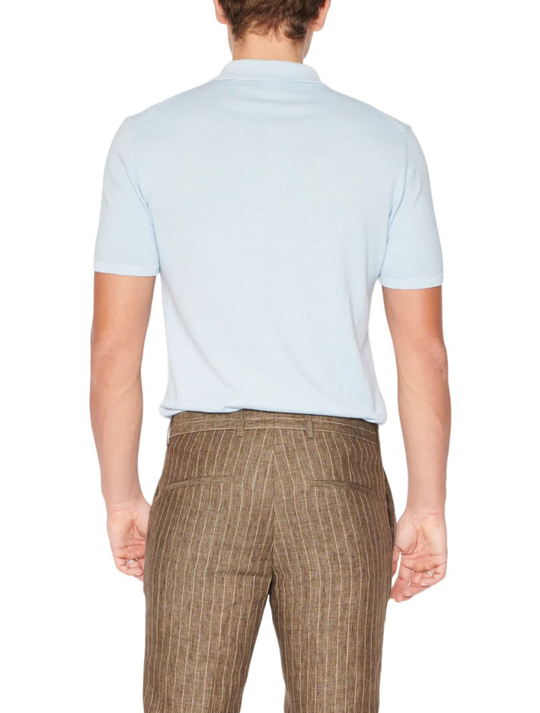 RETRO KNIT POLO - SAND