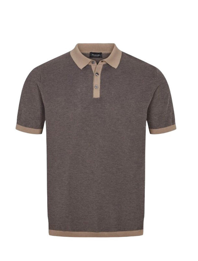 RICCO KNIT POLO - SAND